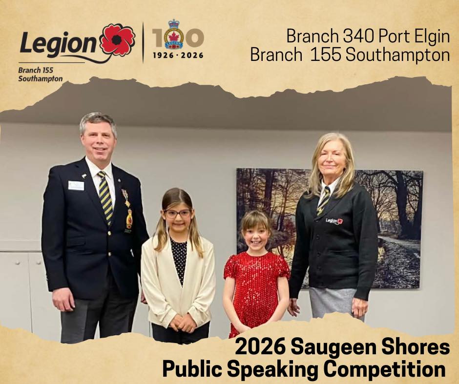 2026 Saugeen Shores Public Speaking Event